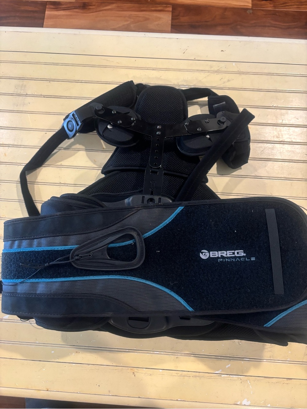 Breg Pinnacle Black & Blue Back Brace Support